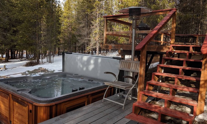 Crescent Cabin | Cabin On Crescent Creek, Hot tub, Endless trails, bring horses, we have corrals!