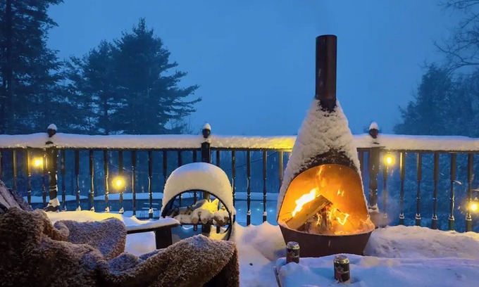 Prattsville Ski Chalet | Cabin w/Mountain Views, Hot Tub, AC, Pet + Family Friendly, WFH, Fireplace