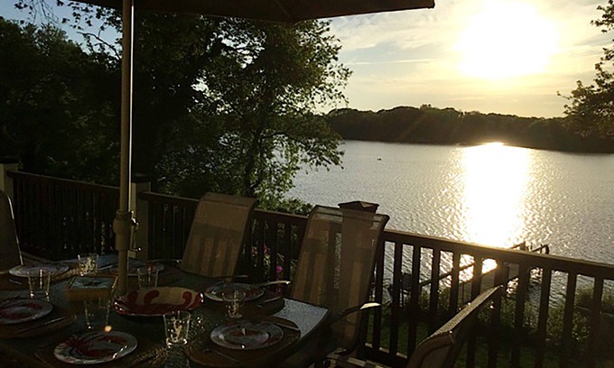 Centerville House | Calming Waterfront Home With Dock on Lake Wequaquet with Beach Pass