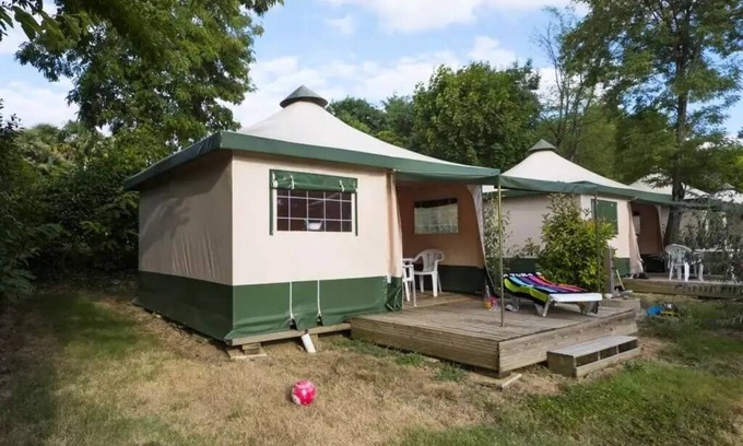Foix House | Camping du Lac* - Cyrus 3 Piece Furnished Tent 4 People Without Bathroom