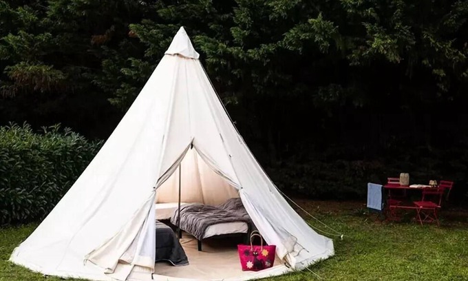 Bagneaux-sur-Loing Cabin | Camping La Rivière Dorée* - Tipi Tips 1 piece 2/5 people
