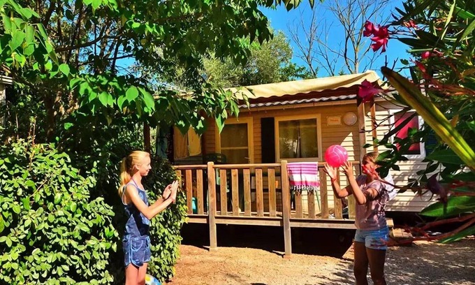 Canet House | Camping maeva Club Les Rivières * - Mobile Home 4 Rooms 6 People Air-conditioned + TV