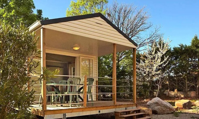 Canet House | Camping maeva Club Les Rivières * - Mobil Home Comfort Plus 2 Rooms 2 People Air-conditioned + TV