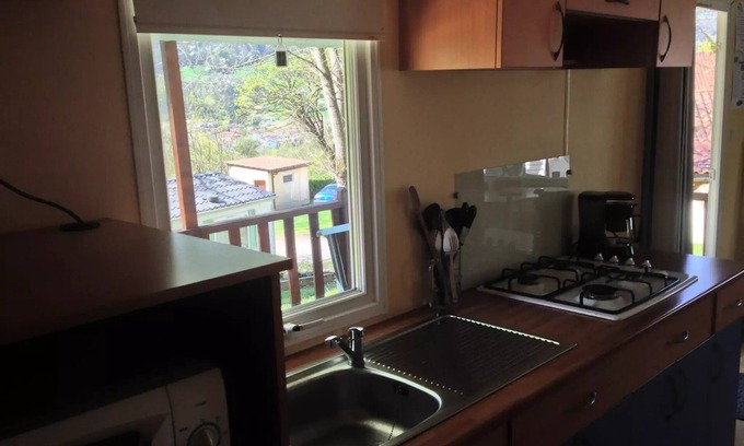 Saint-Girons House | Camping PARC DE PALETES * - Mobile home MRI 2 bedrooms 5 people