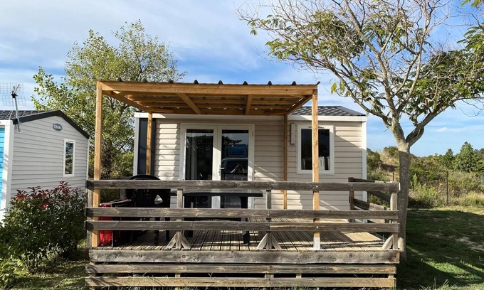 Le Boulou House | Campsite Mas Llinas * - Mobile home Cahita 1 bedroom air-conditioned 2 persons