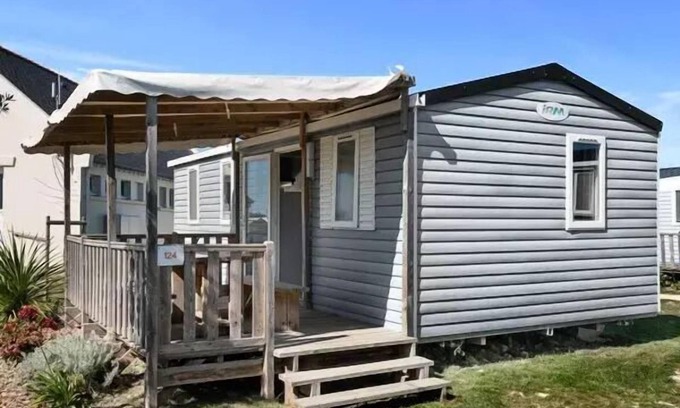 Ouistreham House | Campsite Riva Bella * - 4-room Comfort mobile home for 6 people, air-conditioned