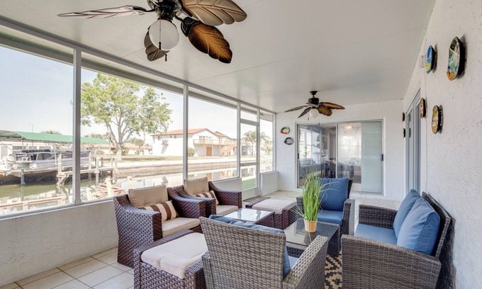 Sea Ranch House | Canal & Gulf Views: Spacious Hudson Home