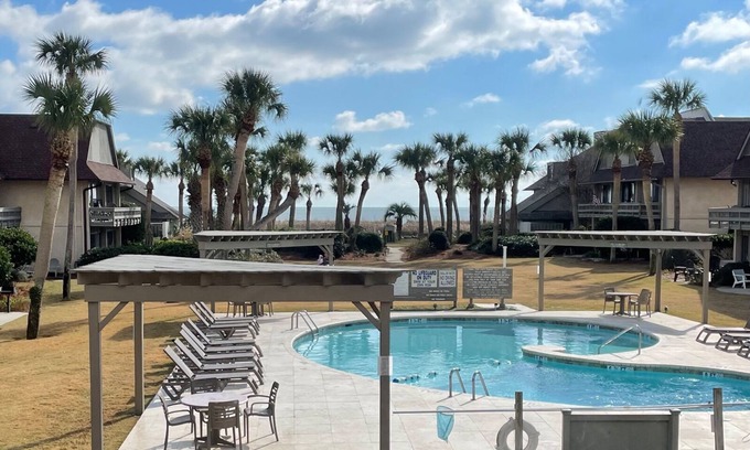Saint Helena Island Villa | Captain John Fripp Villa Pool side and Ocean View