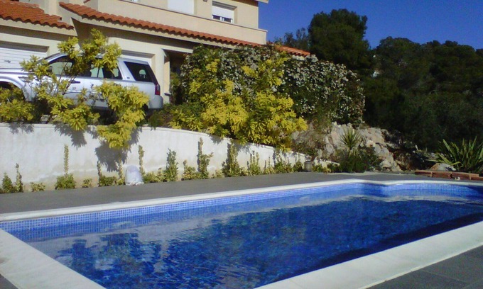 Costa Cunit House | Casa Bella Vista in mountain with sea views. Private pool. 6 persons.