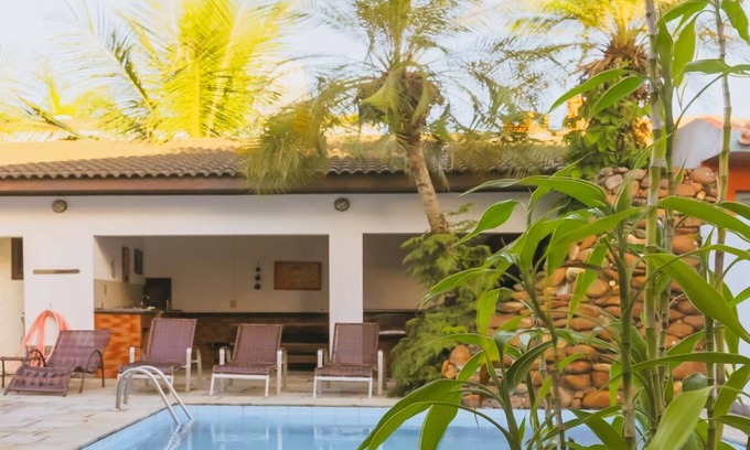 Jardim Acapulco House | Casa de Praia no Guaruja com Piscina e SPA