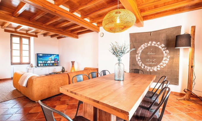 Graulhet House | Casa Lounell Swimming pool-SPA-Sauna-Games room, panoramic view