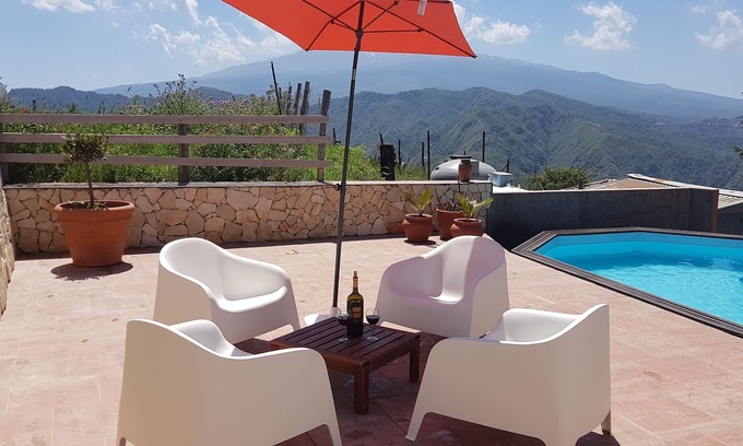 Motta Camastra House | Casa motta camastra, beautiful view of the Alcantara valley