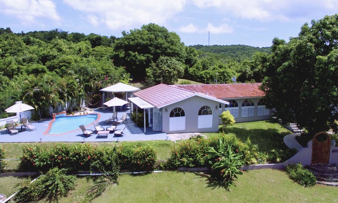 Puerto Real House | Casa Rubina, Caribbean Views From Private Hillside Hacienda