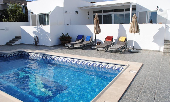 La Asomada House | Casita Canaria, with great sea view, Wifi, pool (8X4m) for 2 up to 4 persons