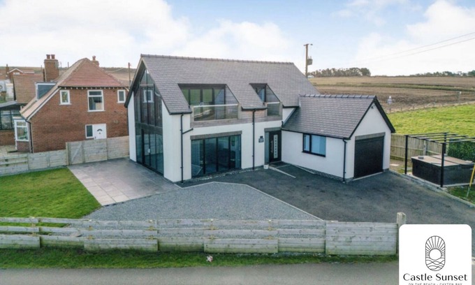 Cayton Bay Villa | Castle View: Beachfront Luxury Home with Hot Tub, Ocean Views & Family Amenities