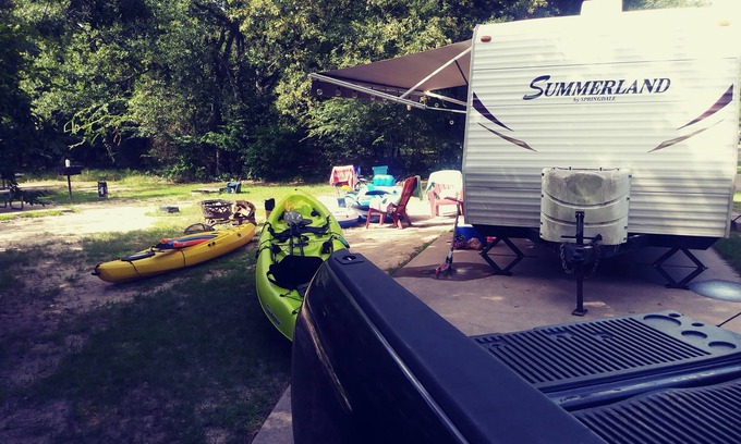 Cedar Hill RV Rental | Cederhill State Park travel trailer