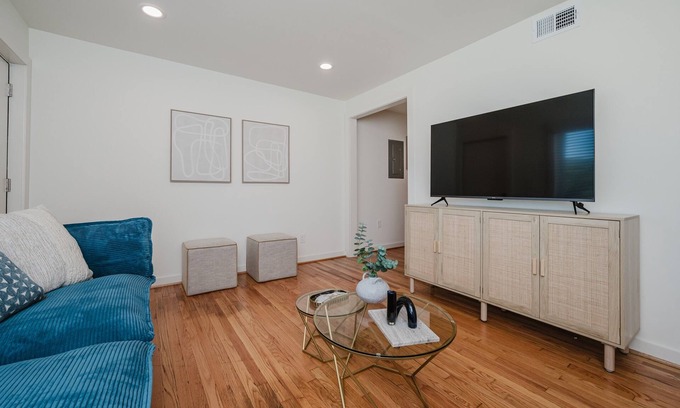 Civil Rights Historic District Condo | Central Suite C - 2 Bedrooms/King Bed/Parking