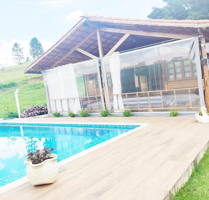 Piracaia House | Chácara para 10 Pessoas com piscina 3 quartos Atibaia -Piracaia