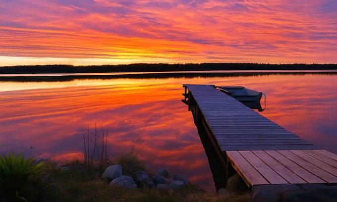 Sainte-Cecile-de-Whitton Ski Chalet | Chalet l'Oasis - Nature immersion and starlit nights by the lake
