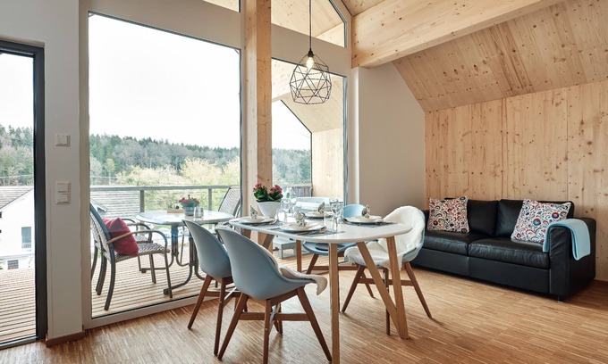 Bad Saulgau Ski Chalet | Chalet 'Luxus Mit Whirlpool Nr 7' with Sea View, Wi-Fi and Air Conditioning