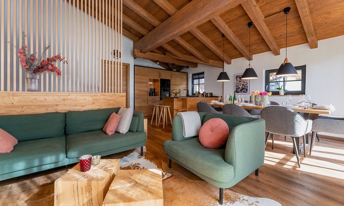 Lengdorf House | Chalet Pinzgau - with private terrace and sauna