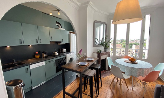Houilles Apartment | Charmant 3 Pièces à Proximité Immédiate de la Defense RER A