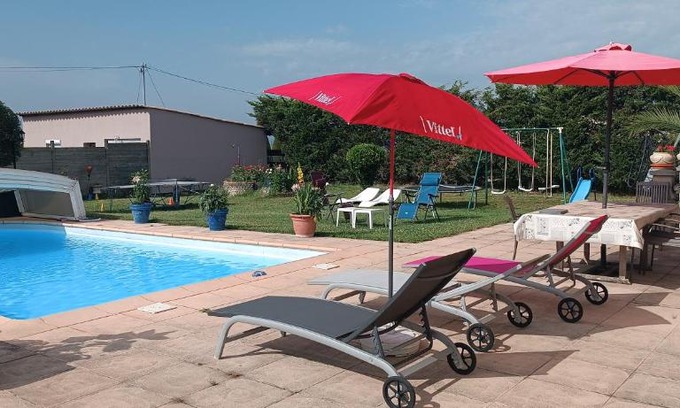 Anneyron House | Charmante maison avec piscine