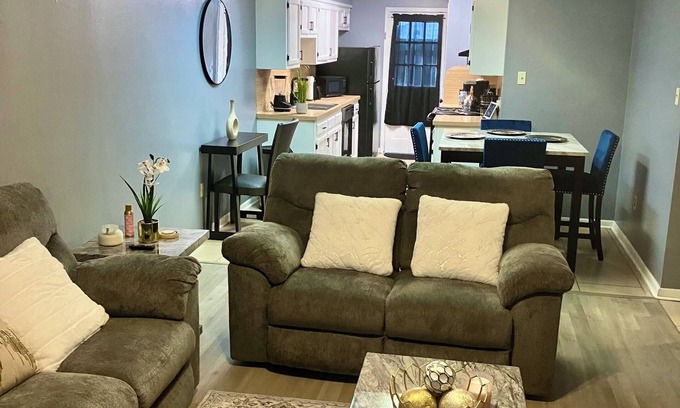 Baker Apartment | Charming 2-bedroom apartment in Baker with AC, WiFi