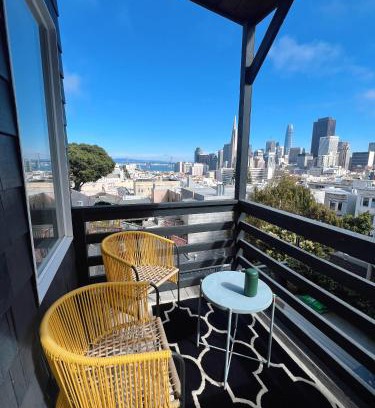Russian Hill House | Charming 2BR Cottage with Bay and City Views-Gated Luxury Private Place