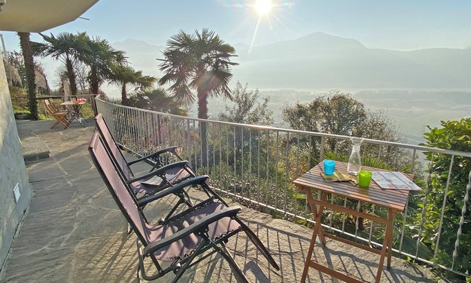 Riazzino Apartment | Charming apartment on the first floor of a two-family house