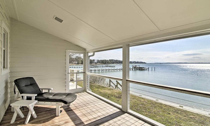 Deltaville Cottage | Charming Beach Cottage on Fishing Bay