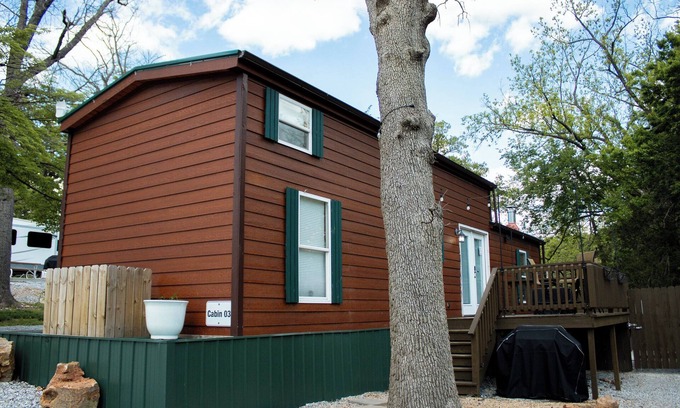 Carthage Cabin | Charming Cabin With Patio/Hot tub Overlooking Pond