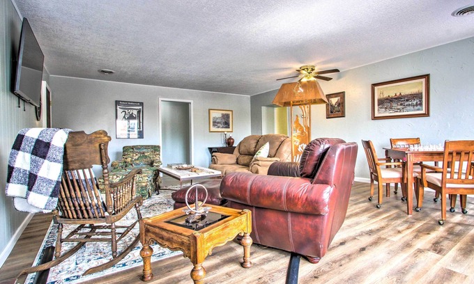 Bynum Apartment | Charming Choteau Apartment: Central Location!