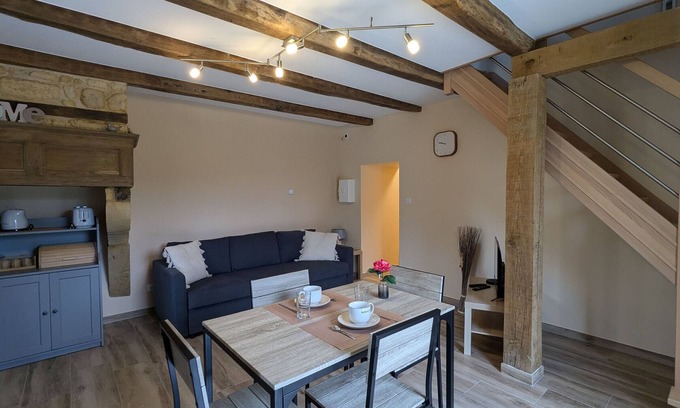 Han-les-Juvigny Cottage | Charming Country Apartment with Modern Comfort, Terrace & Garden Views