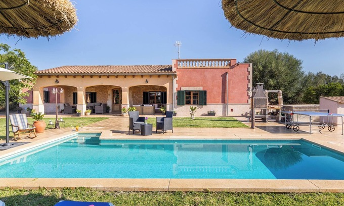 Sencelles Villa | Charming Finca "Son Pou" with Mountain View, Pool, Wi-Fi, Terrace & Garden