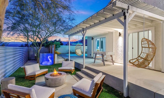 Desert Hot Springs House | Charming Gem: Pool, Game Room & Cozy Backyard!
