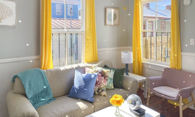 Beach Institute Cottage | Charming Historic Cottage Downtown with Two King Beds