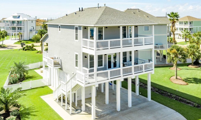 Pirates Beach West House | Charming home with private pool and hot tub, fast WiFi, and central AC