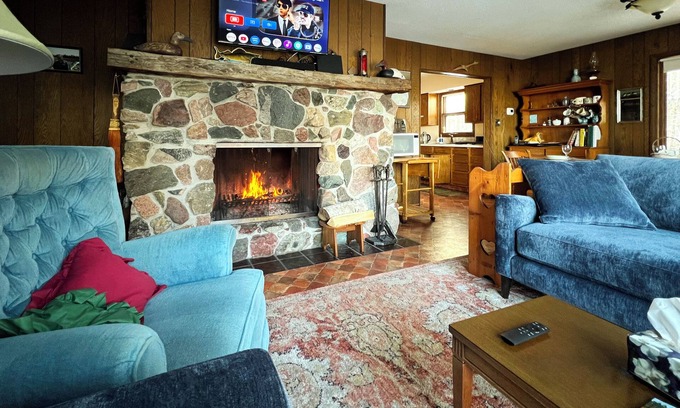 Ely Cabin | Charming Lakeside Cabin on Bear Island Lake W/Dock, WiFi, Firepit & Much More!