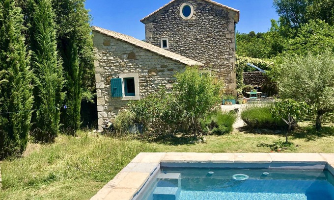 Grignan House | CHARMING MAZET WITH SWIMMING POOL FACING THE CHATEAU DE GRIGNAN