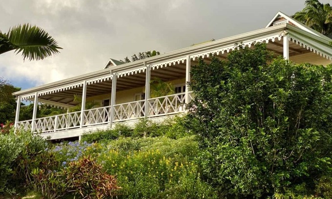 Pond Hill Cottage | Charming Nevis Cottage with pool and ocean view on grounds of Hermitage Inn