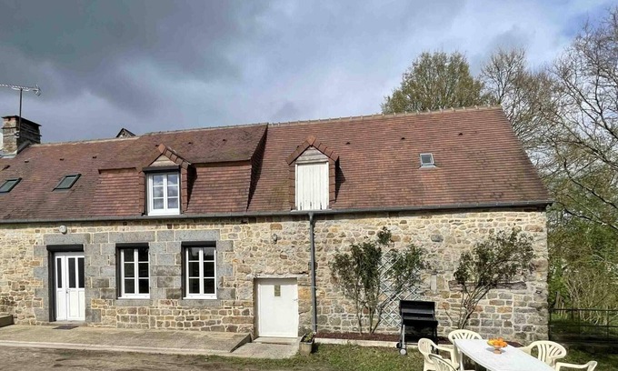 Domfront en Poiraie Cottage | Charming Renovated House with Garden near Mont-Saint-Michel and Greenway