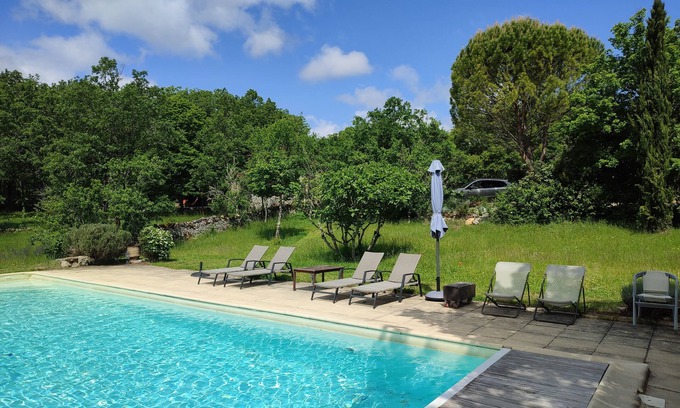 Lugagnac Cottage | Charming Stone Farmhouse - Private Pool, Lovely Countryside
