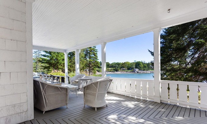 Northeast Harbor House | Charming summer cottage overlooking Gilpatrick Cove near Acadia National Park.