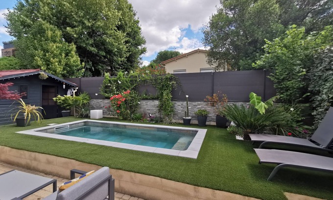 Les Cevennes Apartment | Charming T2 Montpellier near Arceaux with garden