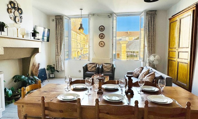 Gontaud Apartment | Charming Townhouse in the Heart of Monségur