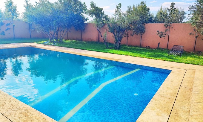 Ait Zat Villa | Charming villa with 2 bedrooms and AC, WiFi in welcoming Marrakech