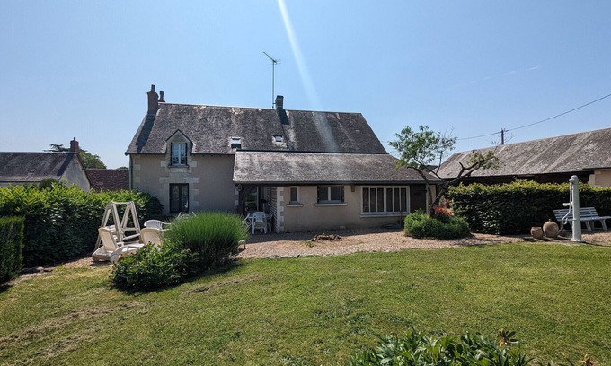 Preaux Cottage | Charming Village House with Large Garden, Games Room, and Proximity to Loire Castles and Beauval Zoo