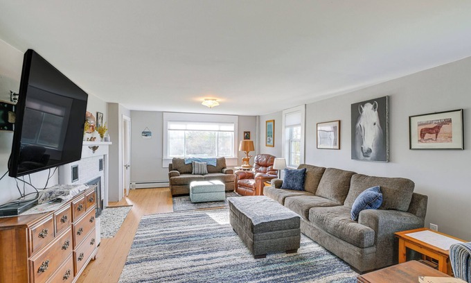 Cherryfield House | Cherryfield Home w/Decks On Historic Horse Farm