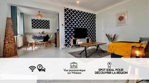 Moissac House | Chez Axelle - Maison T4 - Vue panoramique sur Moissac